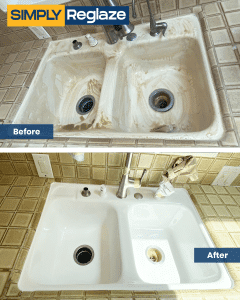 Vanity Countertop refinishing and reglazing in Temple City