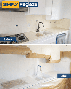 Vanity Countertop refinishing and reglazing in Temple City